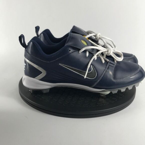 Nike Unify Metal Baseball Cleats Blue/White 415179-411 Women’s Size 10.5 - Picture 4 of 11